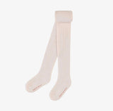 Souris Mini Creamy pink tights with pointel details