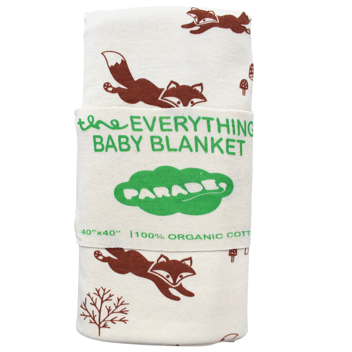 Parade Everything Organic Baby Blanket Foxes Boreal Kids Consignment