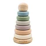 noüka Wood and Silicone Stacker