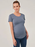 Pact Maternity Ruched Tee