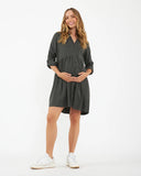 RIPE Maternity Demi Tencel Dress - Olive