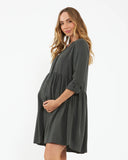 RIPE Maternity Demi Tencel Dress - Olive