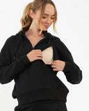RIPE Maternity Nicky Nursing Hoodie - Black