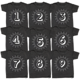 Whistle & Flute Milestone Number T-Shirt