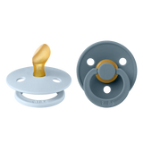 BIBS Pacifier Original COLOUR Latex 2 PK Anatomical