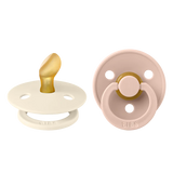 BIBS Pacifier Original COLOUR Latex 2 PK Anatomical