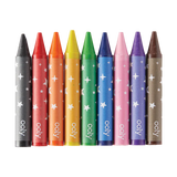 Ooly Carry Along! Coloring Book and Crayon Set - On Safari - Set of 9 Crayons