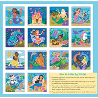 Color-By-Sticker Book  Mermaids