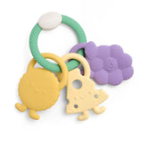 Itzy Ritzy Trio Multi-Textured Silicone Teether with 3 Charms