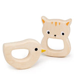 Mentari Bird & Kitten Teethers