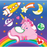 Color-By-Dots Sticker Book -- Unicorns