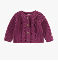 Souris Mini Purple knitted cardigan