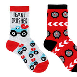 Everything Legwear Crew Socks - 2 Pairs - Shoe Size 9-13