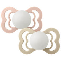 BIBS Supreme Pacifier - 2 Pack - Size 1 Glow in the Dark
