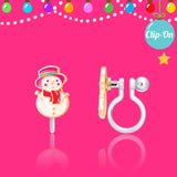 Girl Nation Holiday Clip-on Earrings