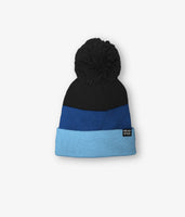 Tricolor Beanie Lined With Fleece