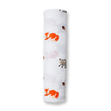 Lulujo Cotton Muslin Swaddle Blanket 47x47