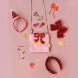Rockahula Candy Stripe Glitter Bow Headband