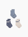 Sungabye - 3 PK - Organic Baby Crew Socks