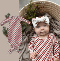 PRE-ORDER Little & Lively Holiday Collection Baby Knotted Gown