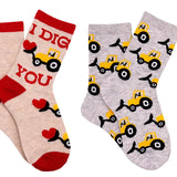 Everything Legwear Crew Socks - 2 Pairs - Shoe Size 9-13