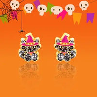Girl Nation Enamel Stud Earrings