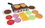 Popular Playthings Magnetic Build and Grill Hamburger Set