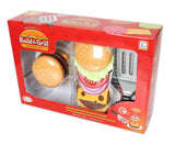Popular Playthings Magnetic Build and Grill Hamburger Set