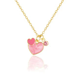 Girl Nation Valentine Heart 2 Heart Necklace | Sweet Petite
