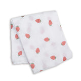 lulujo Cotton Muslin Swaddle Blanket - 40x40