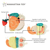 Manhattan Toy's Silly Snail Sensory Book