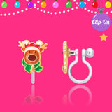 Girl Nation Holiday Clip-on Earrings