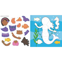 Color-By-Sticker Book  Mermaids
