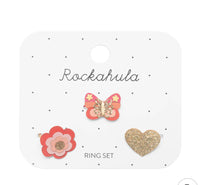 Rockahula  Bella Butterfly Ring Set