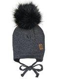 Perlimpinpin Hat with ear covers and pompom
