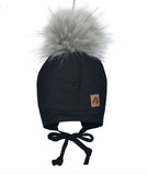 Perlimpinpin Hat with ear covers and pompom