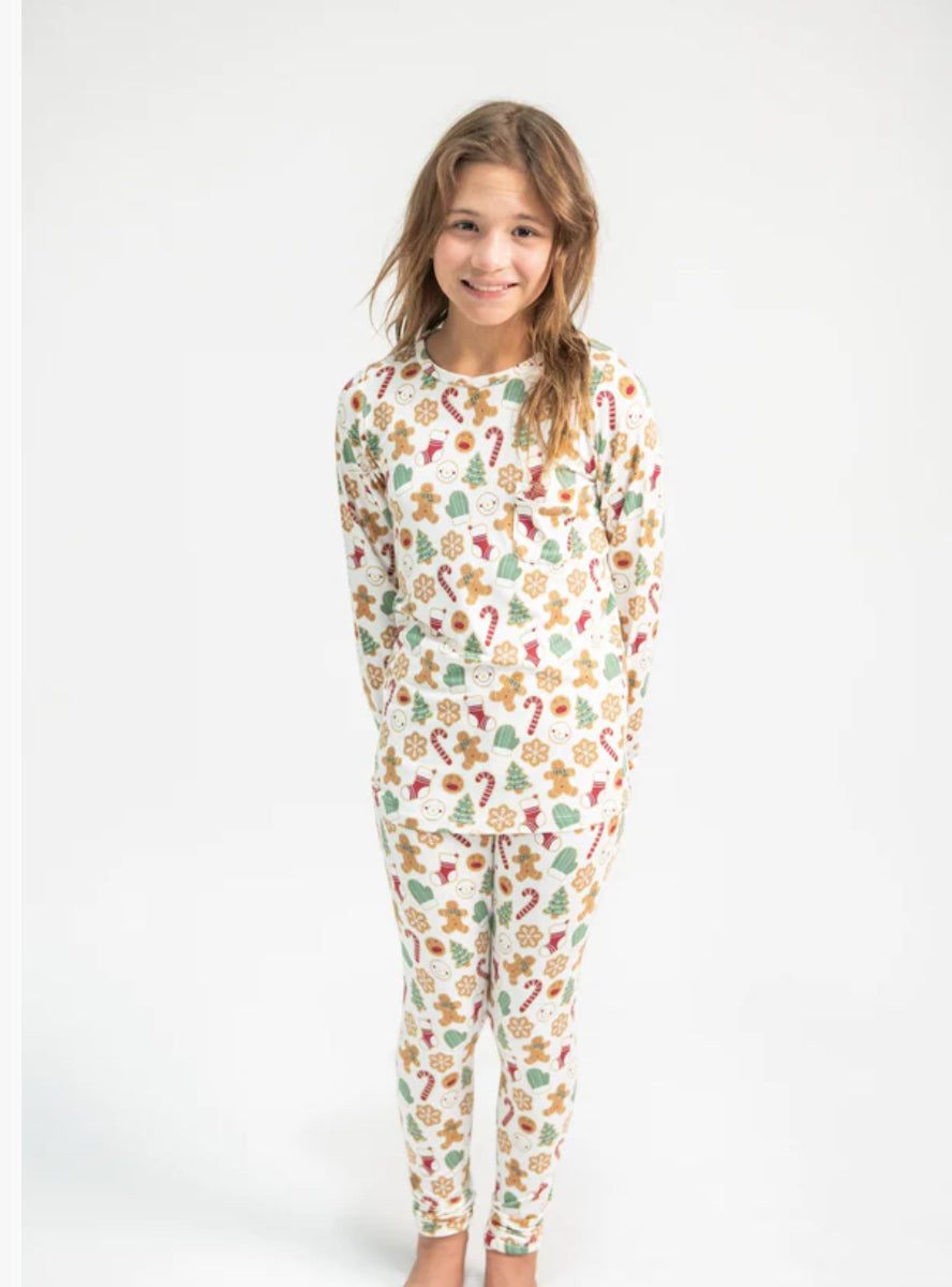 Bambi & Birdie Holiday Pajamas- Cookies – Boreal Kids Consignment