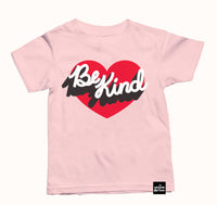Whistle & Flute Be Kind Heart T-Shirt - Pink