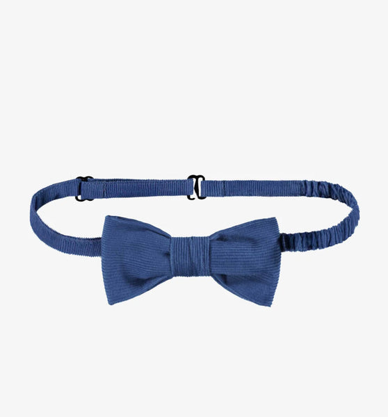 Souris Mini Blue Corduroy Bow Tie