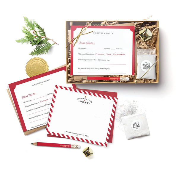 Inklings Paperie Santa Letter Kit - Holiday