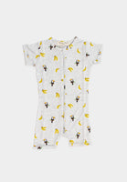 Bambi & Birdie SS Zipper Romper