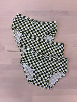 Bambi & Birdie Kids Undies - Green Check