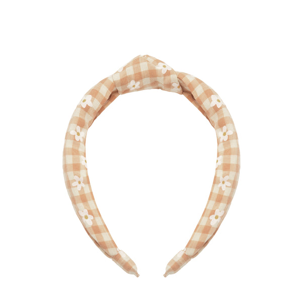 Rockahula Daisy Gingham Knotted Headband