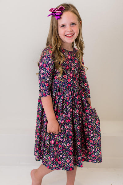 Mila & Rose Flower Farm Pocket Twirl Dress