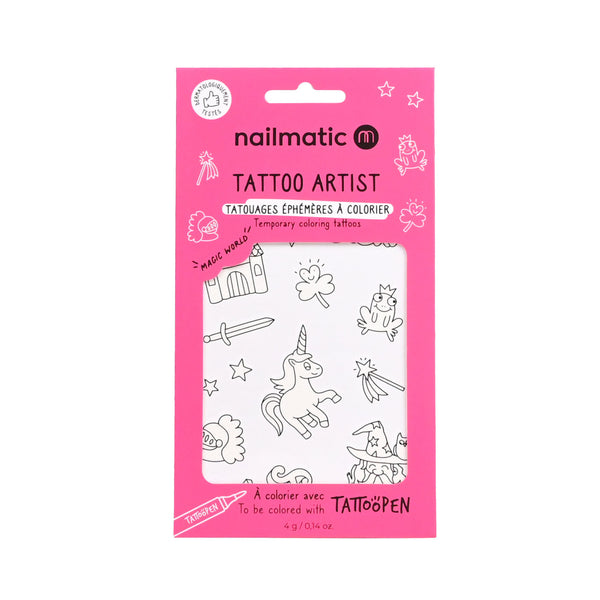 Nailmatic Kids- Temporary Coloring Tattoos