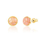 Girl Nation Enamel Stud Earrings