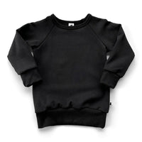 Fleece-Lined Pullover - Black