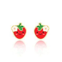 Girl Nation Enamel Stud Earrings