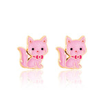 Girl Nation Enamel Stud Earrings