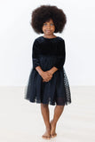 Mila & Rose Black Velvet Tutu Dress